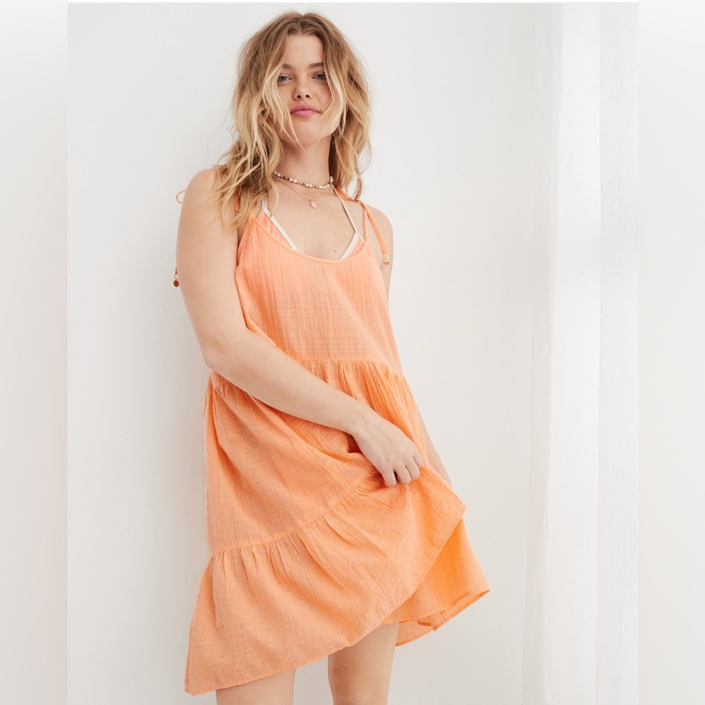 Aerie | Magic Hour Coverup Dress | Medium | Main Mango